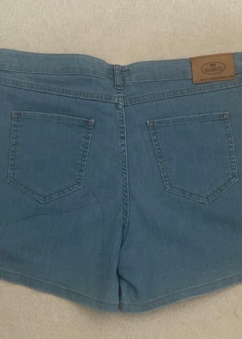 Bradford#Kadın Mavi Denim Mini Şort - Görsel 4