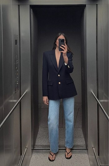 Zara Vatkalı Blazer Ceket