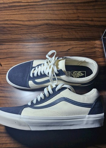 Vans Beyaz Gri Erkek Günlük Spor Ayakkabı - Görsel 2