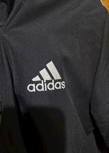 Adidas Erkek Siyah Fermuarlı Spor Ceket - Görsel 2