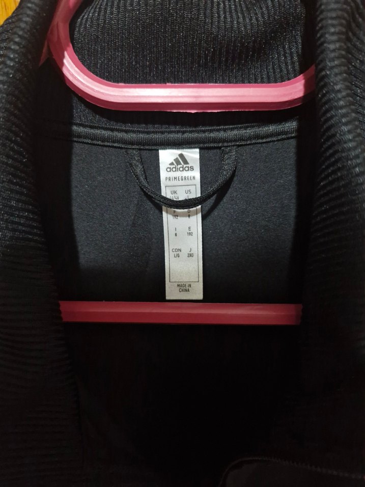 Adidas Erkek Siyah Fermuarlı Spor Ceket - Görsel 3