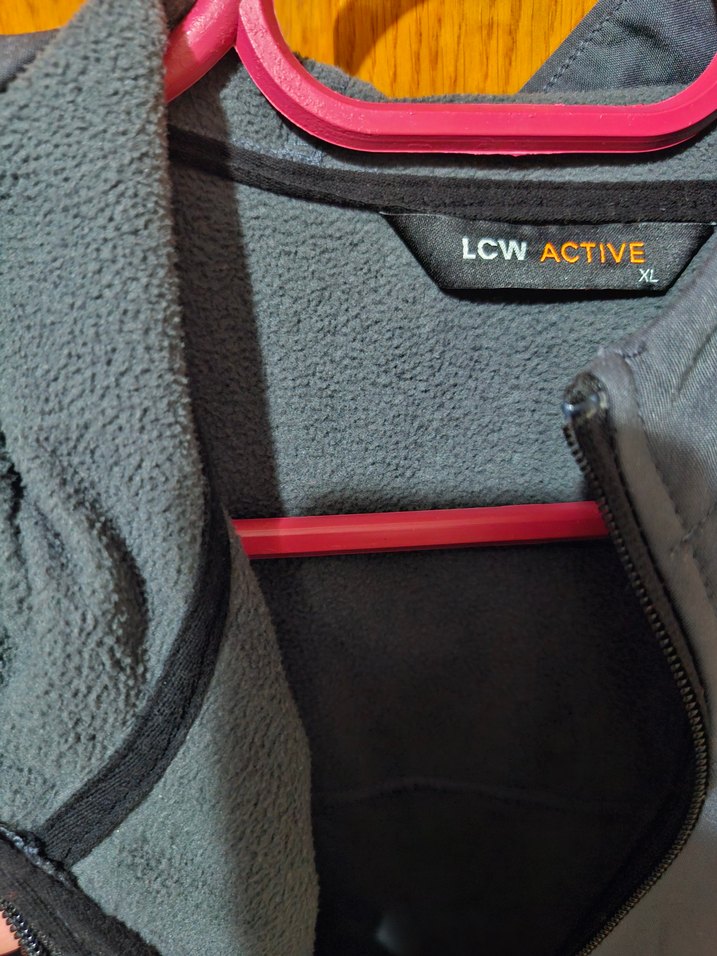 Gri Fermuarlı Erkek Kapüşonlu Mont - Görsel 2