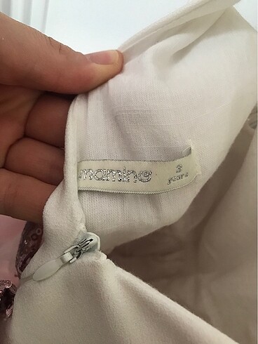 24-36 Ay Beden Mamino 3 yaş kız çocuk elbise