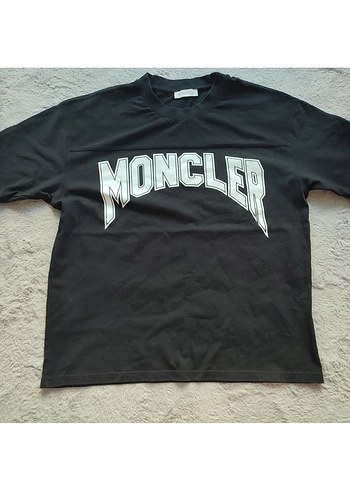 Moncler Siyah Baskılı Erkek T-Shirt