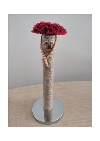 Neşeli Kedi Tırmalama Direği - Görsel 8