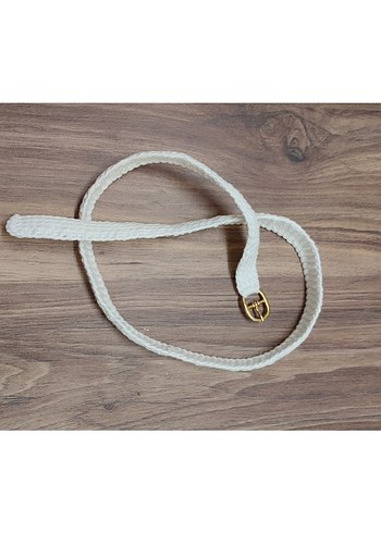 Beyaz Örgü Çocuk Kemer - Görsel 7