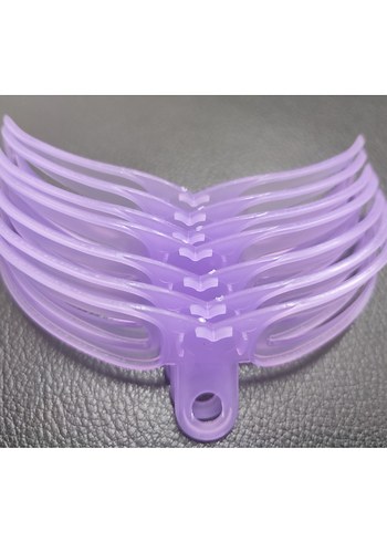 Mor Kaş Şablonu 7 adet - Görsel 8