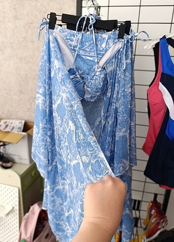 Sıfır etiketli bikini pareolu tkm - Görsel 6