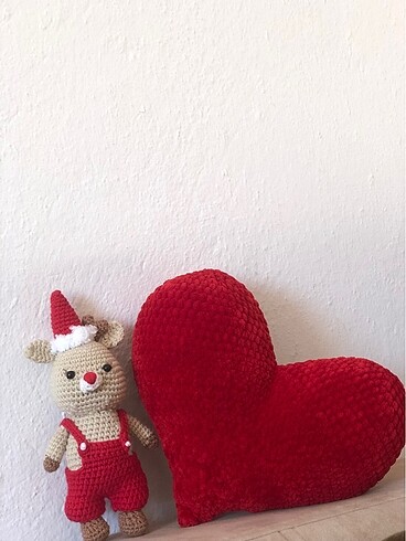  Beden Renk Noel geyiği amigurumi