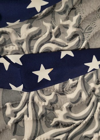 Beden çeşitli Renk Vintage Amerikan Bayrağı Bikini Üstü