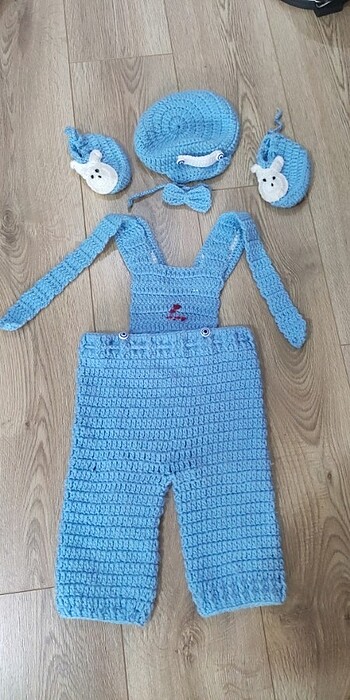 3 Ay Beden El örme bebek takımı