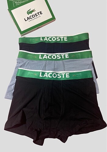 LACOSTE 3'LÜ BOXER