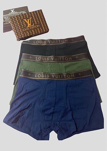 LOUIS VUITTON 3'LÜ BOXER