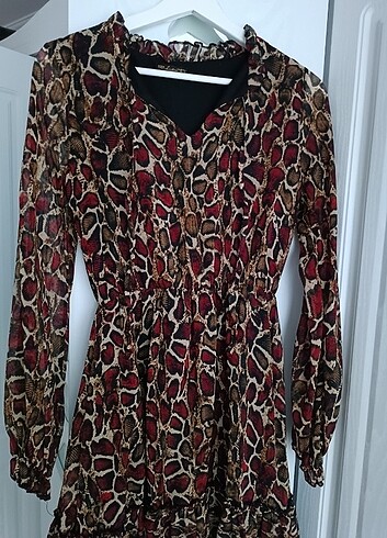 Şifon elbise - Görsel 3