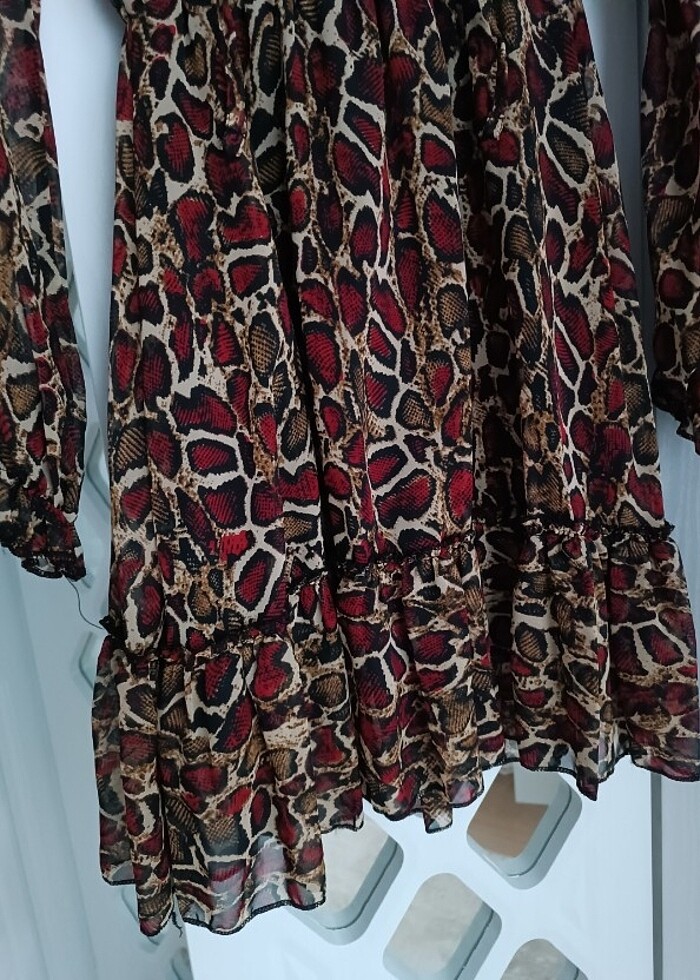 Şifon elbise - Görsel 2