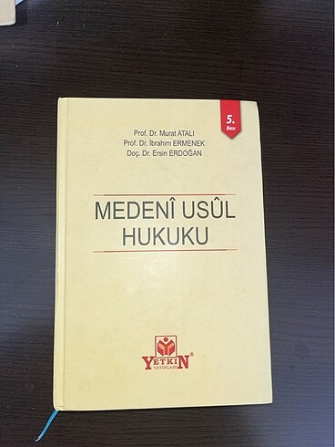 Medeni usûl hukuku Murat Atalı