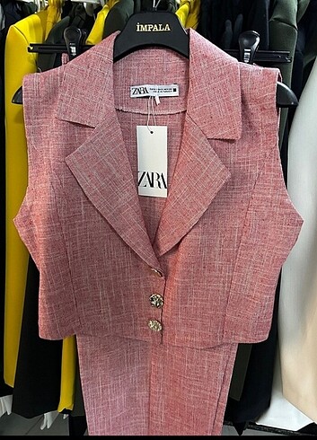 Zara blazer yelek takımı
