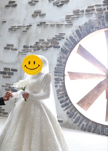 38 Beden tesettür gelinlik