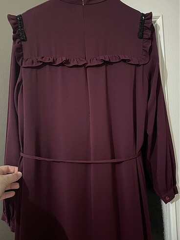 42 Beden bordo Renk Armine bordo renk elbise