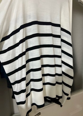 Uzun Kollu Çizgili Kadın Triko - Görsel 4