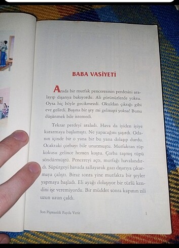 SON PİŞMANLIK FAYDA VERİR OKUMA KİTAPI 
