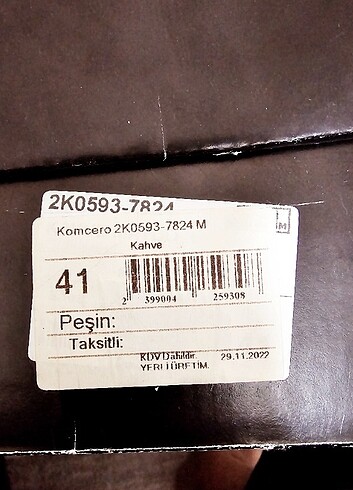 Erkek bot hakiki deri  - Görsel 3