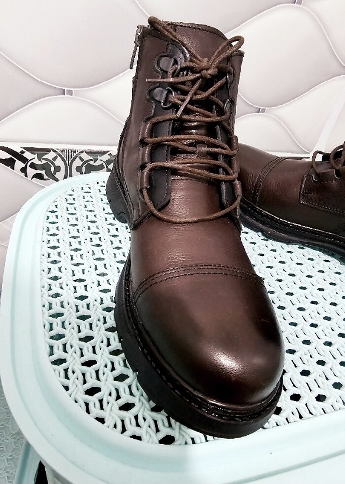 Erkek bot hakiki deri  - Görsel 4