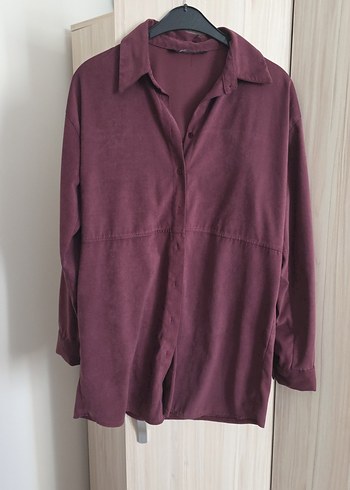 LC Waikiki Bordo Suet Gomlek