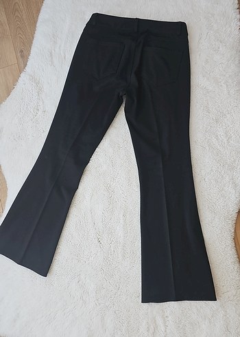 Adil Işık Siyah Kadın Denim Kumaş Pantolon