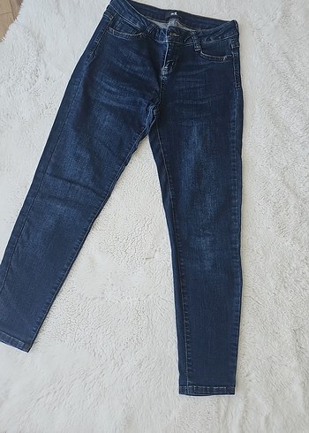Kadın Lacivert Normal Kesim Denim Jean