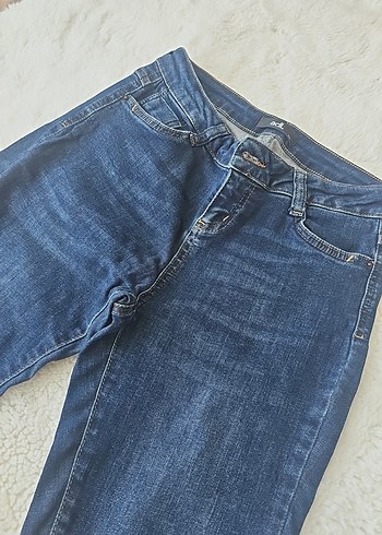 Adil Işık Kadın Lacivert Normal Kesim Denim Jean