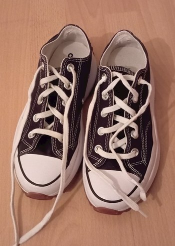 Kadın Siyah Platform Spor Ayakkabı - Görsel 2