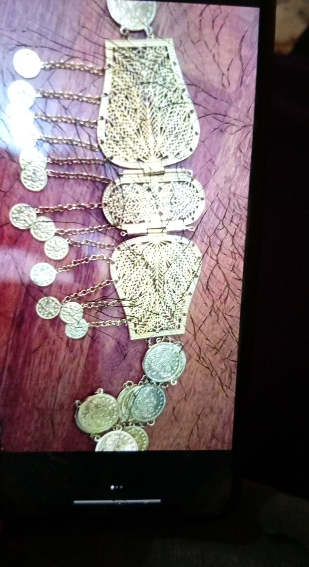 Altın Renkli Bohem Zincir Detaylı Kadın El Zinciri - Görsel 2