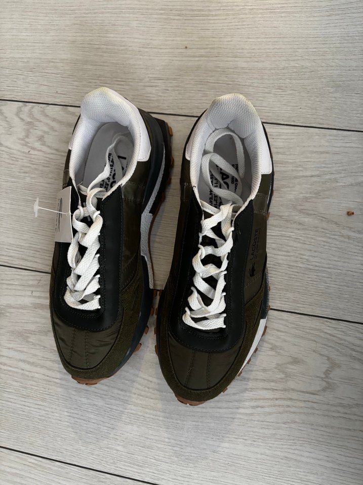 Lacoste Erkek Haki Spor Ayakkabı - Görsel 4