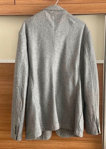 NetWORK. Gri Yünlü Erkek Ceket, Düğmeli, Normal Boy - Görsel 3