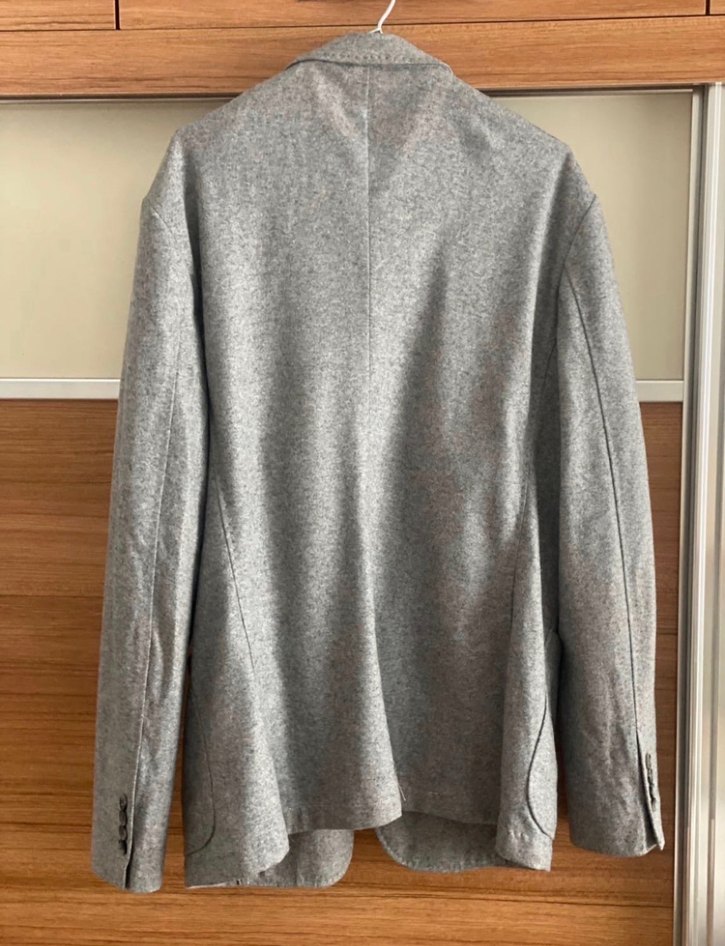 NetWORK. Gri Yünlü Erkek Ceket, Düğmeli, Normal Boy - Görsel 3