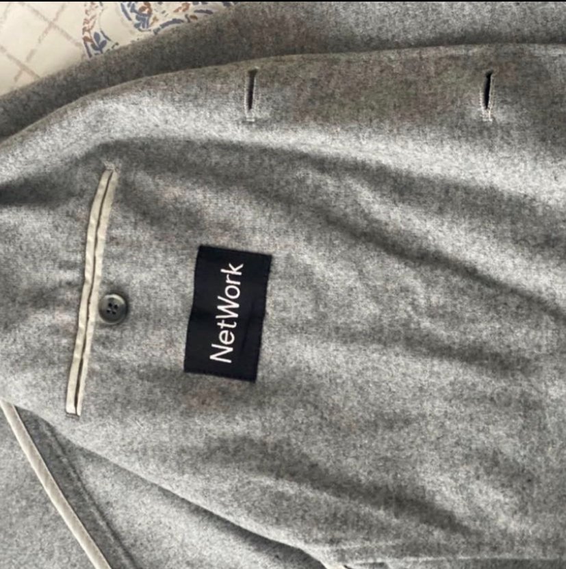 NetWORK. Gri Yünlü Erkek Ceket, Düğmeli, Normal Boy - Görsel 4