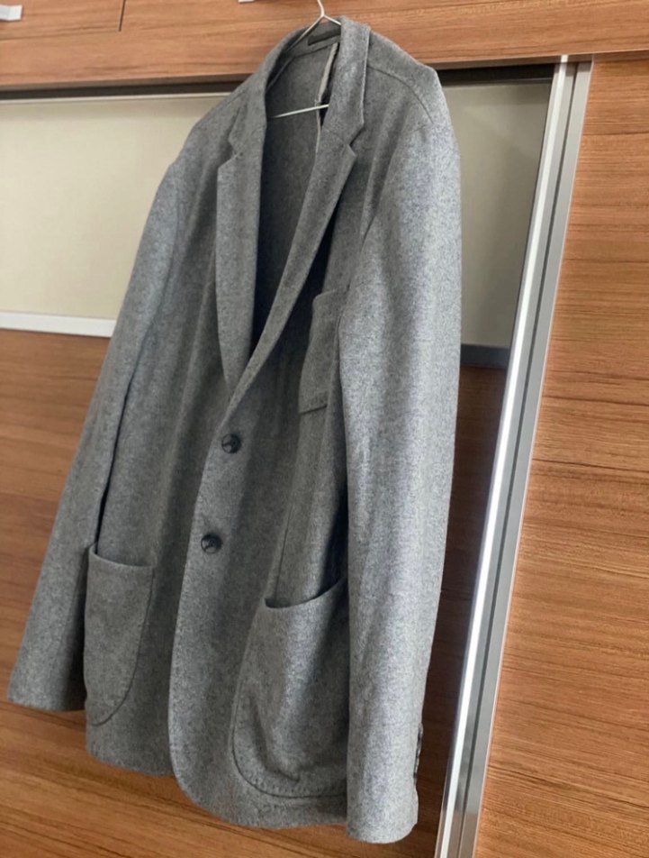 NetWORK. Gri Yünlü Erkek Ceket, Düğmeli, Normal Boy - Görsel 2