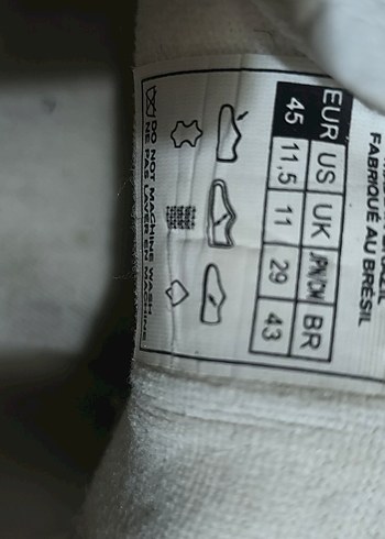 VEJA MARKA Beyaz Spor Deri Ayakkabı 45 numara - Görsel 7