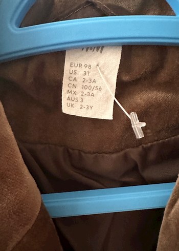 H&MKahverengi Süet Erkek Çocuk Ceketi - Görsel 2