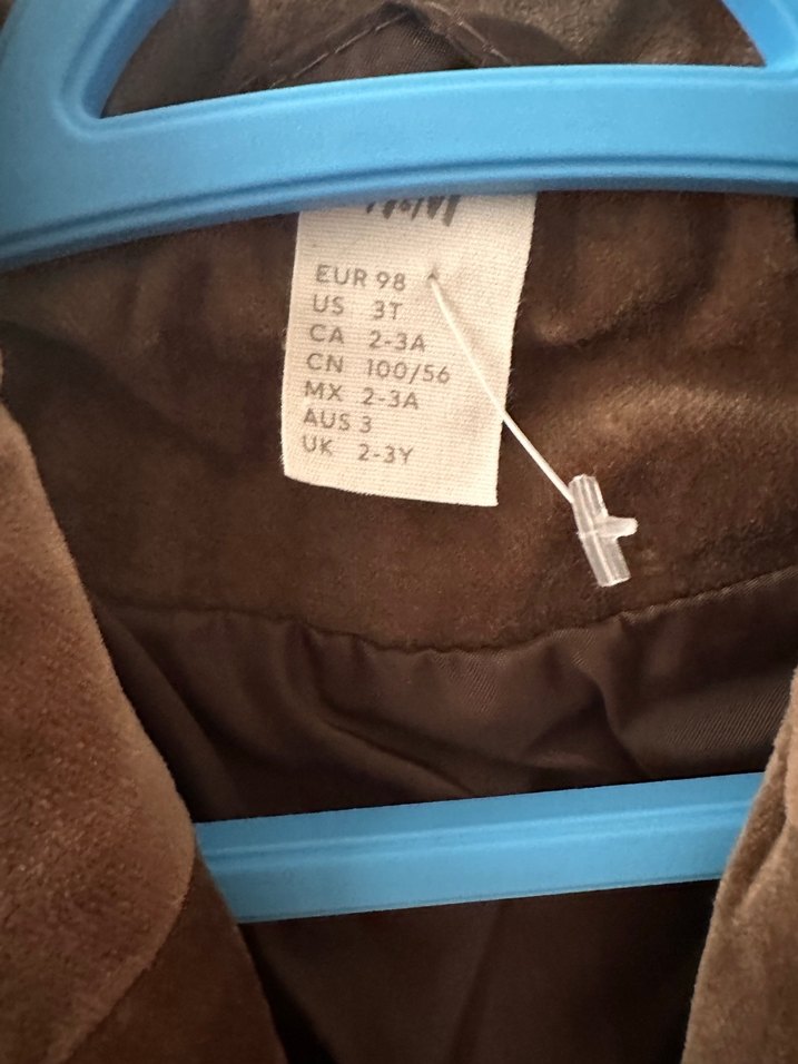 H&MKahverengi Süet Erkek Çocuk Ceketi - Görsel 2