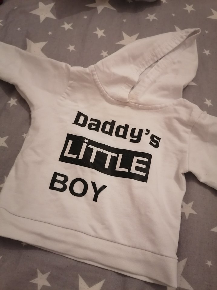 Baskılı Kapüşonlu Bebek Erkek Takımı - Görsel 3