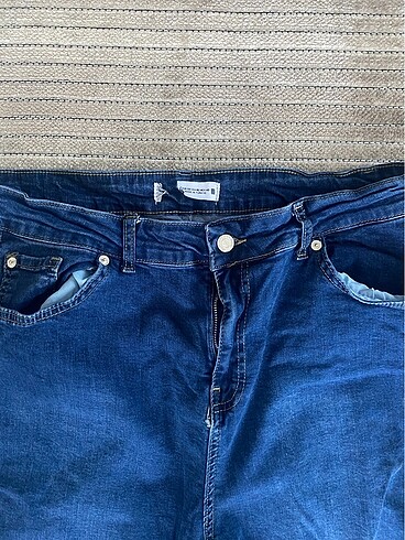 50 Beden İspanyol paça kot pantalon