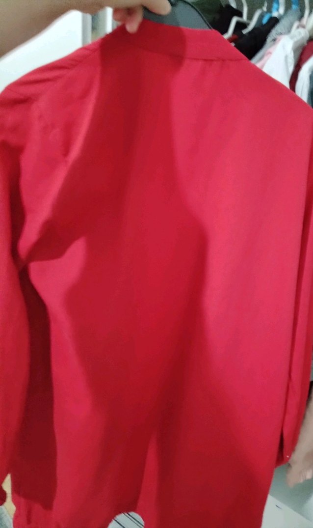 Kırmızı Fermuarlı Yağmurluk - Görsel 2