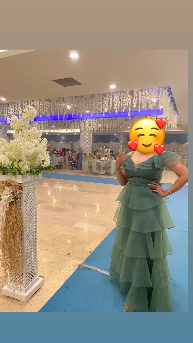 Uçuş Uçuş Yeşil Abiye - Görsel 2