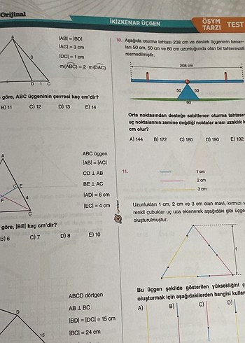 Beden Renk TYT-AYT Geometri Soru Bankası Mikroorijinal