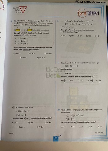 Beden AYT Matematik Soru Bankası - Mehmet Kıvrak