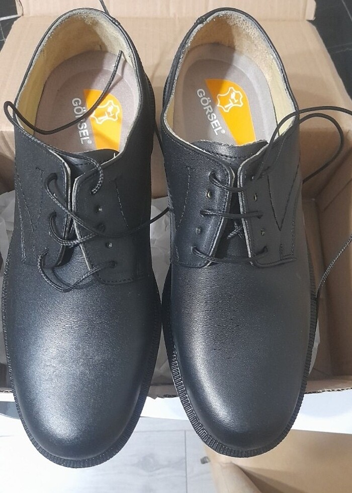 gerçek deri erkek ayakkabı  - Görsel 2