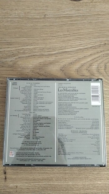 Sefiller müzikal sound track şarkı cd dvd  - Görsel 2