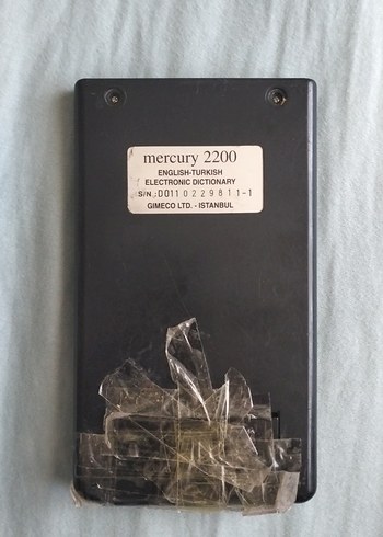 Mercury 2200 Elektronik Türkçe-İngilizce Sözlük - Görsel 4